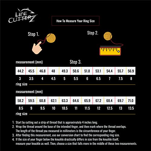 LINE CUTTERZ Pro Fish Gear Aluminum, Super Lightweight Hook Holder Ring Pulls Knots Tight Safely - size: 11
