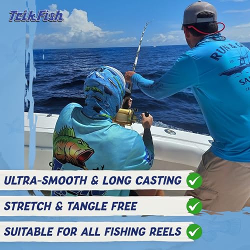 TrikFish Fluorocarbon Fishing Line – Fluoro Fishing Line for Freshwater & Saltwater Fishing – Ultra Strong, Virtually Invisible Underwater, and Smooth Casting – Premium Clear Fishing Line - size: 200 Yards, style: 17lb Test