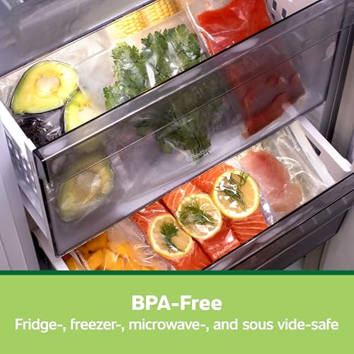 FoodSaver Pint Pre-Cut Vacuum Seal Bags, Easy Use Vacuum Storage Bags, Align to Seal and Tear to Open Vacuum Sealer Storage Bags, 27 Pack - size: Pint (27 Bags)
