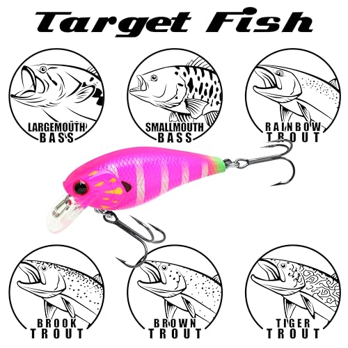 LUCKY CRAFT Fat CB BDS Magic 1.2, Crank Action Perfect Wobbling Freshwater Lake Bass Fishing Champion Bait - color: 507 All Brown Craw