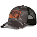 Fishing Gifts for Men - Snapback & Trucker Hats - American Flag Outdoor Fishing Hat - color: 04.camo-1(bassflag)