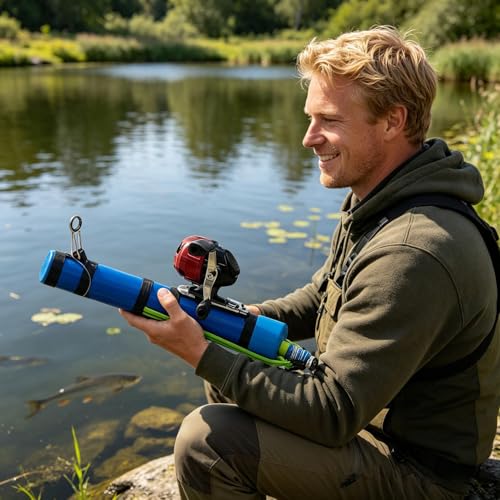 Catapult Fishing Rod, Portable Handheld Fishing Rod Kit, 2026 Upgrade Compact Sling Shot Fishing Reel, Compact Casting Fishing Set with Reel & Accessories - size: C