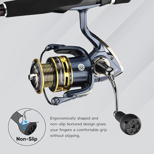 GOMEXUS Power Handle for Pflueger President Spinning Reel Crank (Not for President Lock Type) - color: For President 25 30