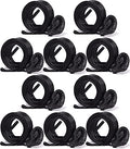 Fishing Rod Sock Mesh Sleeve Rod Cover Braided Mesh Rod Protector Pole Gloves Fishing Tools for Fly, Casting, Sea Fishing Rod - color: Black Color Set (10pc)