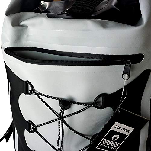 Oak Creek Canyon Falls 30L Dry Bag Backpack. Premium Waterproof Backpack with Padded Shoulder Straps. PVC Construction. Keep Your Gear Dry