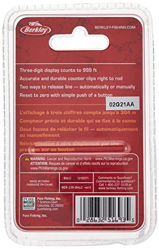 Berkley Clip-on Line Counter - size: All (Pack of 2)
