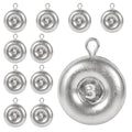 Disc Sinkers Lead Fishing Weight, Coin Sinkers for Saltwater Freshwater Fishing Weight, Surf Fishing Trolling Catfishing Weight Tackle 1oz 2oz 3oz - size: 3oz-10pcs