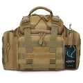 G4Free Sport Outdoor Waist Pack Tactical Sling Bag Hiking Fanny Pack Fishing Tackles(Tan) - color: Brown