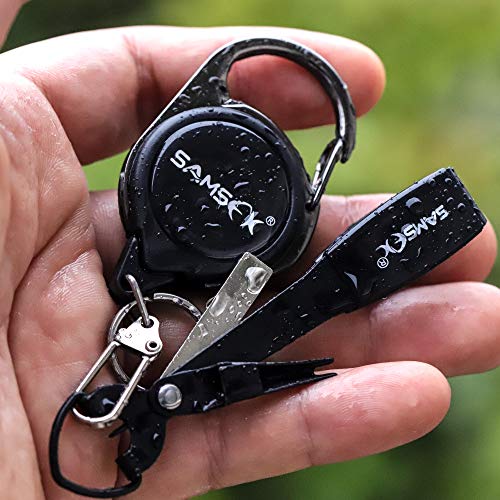 SAMSFX Fishing Knot Tying Tool, Fly Fishing Tippet Cutter, Line Nippers, Fishing Clippers, 2PCS in Pack