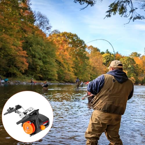 Fishing Line Counter, Fishing Line Depth Finder Line Counter Clip On Winder Spooler Portable Length Gauge Tackle Tool with Easy Read Display for Spooling Trolling Jigging Outdoor Enthusiasts 0 999M | Portable Clip-On Design, Easy Read Display, For Trollin