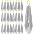 Landhoow Drop Shot Fishing Sinker Weights Kit Freshwater Catfishing Fishing Sinker Bass Casting Removable Line Saltwater Streamlined Snap Weight for Trolling Surf Tackle - size: 1 oz