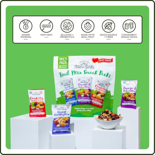 Nature's Garden Healthy Trail Mix Snack, 28.8 oz (Pack of 3) - size: 1.2 Ounce (Pack of 72)