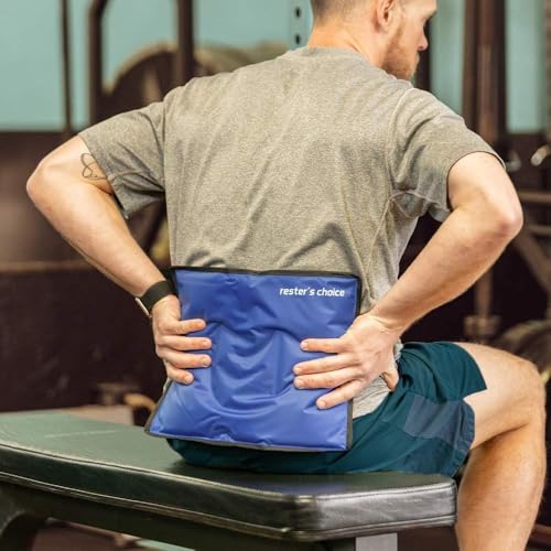 2 Pack Large Ice Packs for Injuries | 11" x 14.5" | Hot & Cold Pack | Reusable Gel Pack, Durable Construction, & Flexible When Frozen (Black, 11x14.5 Inch (Pack of 2)) - color: Black, size: 11x14.5 Inch (Pack of 2)
