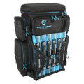 Evolution Fishing Drift Series Tackle Backpack, Outdoor Rucksack w/ 6 Fishing Tackle Trays, Heavy Duty - color: Blue, size: 3700