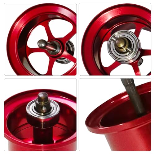 PURELURE Cheetah AIR Baitcasting Reel Carbon Fiber Side Cover and Aluminum DC Spool, Lure Weight 1-15g, DC Fishing Reel Accessories