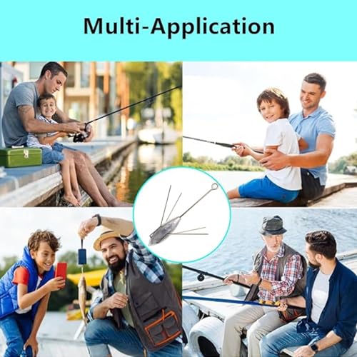 5 Pcs Sputnik Sinker Fishing Weights Lead Surfing Casting Spider Sinkers Long Tail Fishing Equipment for Catfish Saltwater Beach Sand Ocean - size: 4oz - 5pcs