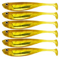 QualyQualy Soft Plastic Swimbait Paddle Tail Shad Lure Soft Bass Shad Bait Minnow Paddle Tail Swim Bait for Bass Trout Walleye Crappie - 2.75in, 3.14in, 3.94in, 5in - color: 2#, size: 2.75in - 6Pcs