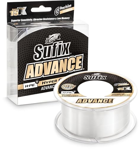 Sufix Advance Monofilament Fishing Line - color: Clear