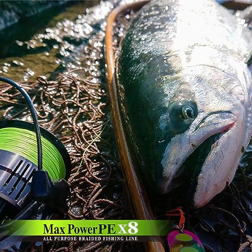Varivas Max Power PE x8 Braided Fishing Line, Green, 150m, 200m - size: 7.57 kg (#0.8) 150m