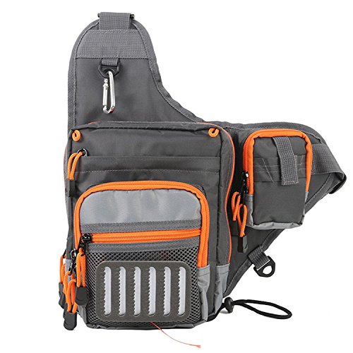 M MAXIMUMCATCH Maxcatch V-Cross Shoulder Bag Multifunction Fishing Sling Pack