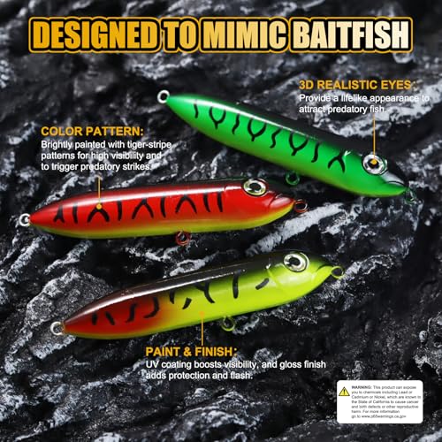 Catfish Float Rig Demon Dragon Style Rattling Line Float Propeller and Circle Hooks 6/0 8/0 for Santee Cooper Rig Catfishing Tackle - color: Demon Dragon Lures - 6 PCS
