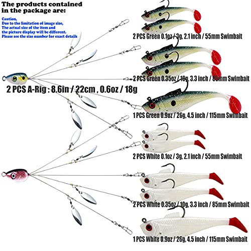 Umbrella Fishing Rig Kit Set - color: Stander A-Rig Set