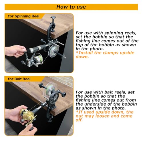 [DRESS Japan] DRESS EVO Maximum Line Spooler – Fishing Line Spooler Fast Fishing Line Winding & Recycling Tool Compatible with Most Reels Beginner Friendly Easy to use【Imported from Japan】