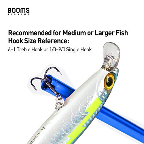 Booms Fishing R2 Hook Remover Squeeze-Out Fish Hook Tools 3 Colors Available - color: 10inches Blue