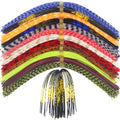 Rubber-Legs-Fly-Tying-Materials-12-Colors-Silicone-Legs-for-Fly-Tying-Flies & Jigs Trout Bass Panfish Lure Making Supplies Kit - color: 12 Classic Colors Set