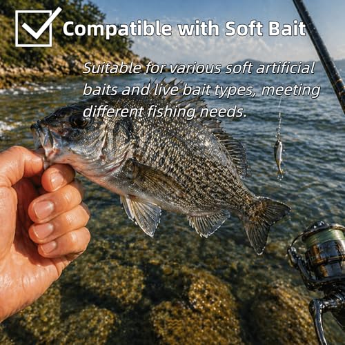 Stainless Steel Fishing Bait Rigging Needles Threader Set, Fish Bait Worm-Minnow-Anchovy Threader Needle Rustproof Threading Tool for Saltwater Freshwater Fishing Tackle Kit - size: 7"Long