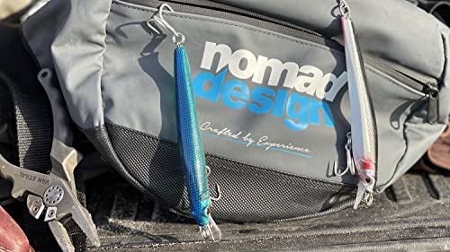 Nomad Design Shikari Fishing Lures, Premium Long-Casting, Shallow Diving, Slow Floating Jerkbait, for Inshore Freshwater Species Such as Bass, to Walleye, to Pike and Musky, 115 SUS FR 4-1/2" 1/2oz - size: 3 3/4" - 3/8 oz, style: Hickory Ghost