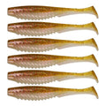 6th Sense – Party Paddle 4.3" – Saltwater Swimbait – Inshore Fishing – Redfish/Trout/Snook – Paddle Tail Soft Plastic - color: Seasick