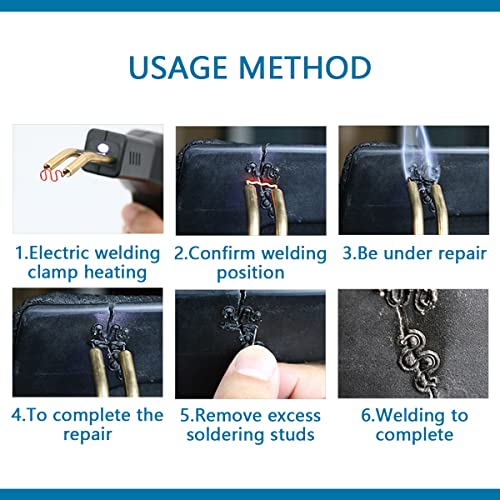 1000pcs Welding Rods Hot Staple Repair Machine Plastic Welding Hot Stapler for Repair Machine Car Bumpers Dashboards Lamp Holders Plastics Rings Daily Plastics Supplies 0.8 0.6mm(Wave Shape)