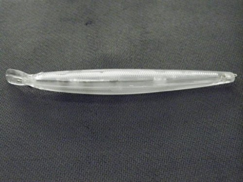 10 Blank Unpainted Minnow Crankbait Topwater Lipless Jerkbait Fishing Lures V3 - color: UPM672P10