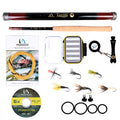 Maxcatch Tenkara Fly Fishing Rod and Combo 7:3 Action, 9/10/11/12/13ft/Triple Zoom 8'10''/9'9''/10'6'',10'8''/11'10''/12'9'' - color: Rod Combo, size: 13ft