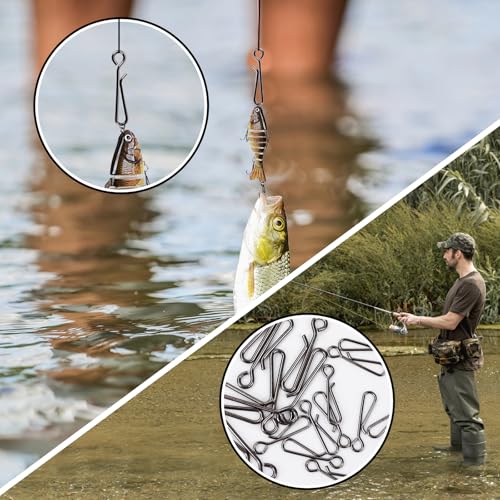 Speed Clips Terminal Tackle Kit Quick Connect Fishing Clip Sinker Weights Lures Lines Connectors FS/BZ-05 - size: 0#+1#+2#+3#+4#+5#