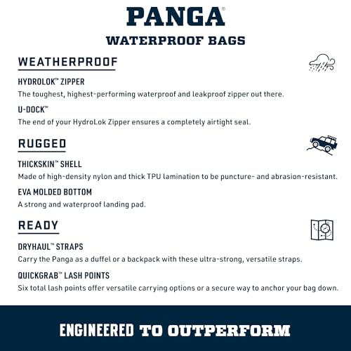 YETI Panga Series Airtight, Waterproof, Submersible Bags, Panga 28, King Crab, Panga 28 - color: King Crab, size: 28 liters