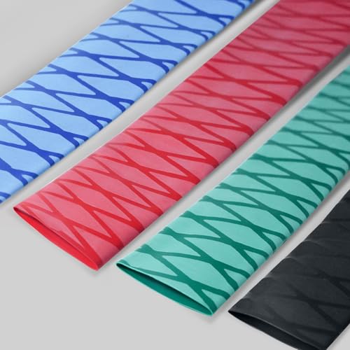 Heat Shrink tubing, Long 3.2 ft, Big Size 15-45mm, Insulation Non-Slip Waterproof (Green, 45mm) - color: Green, size: 45