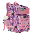 Lovelinks21 45L Tactical Assault Backpack 3 day assault pack with Molle Waterproof backpack Rucksack for Tactical Backpacks (Rose Tie-Dye) - color: Rose Tie-dye