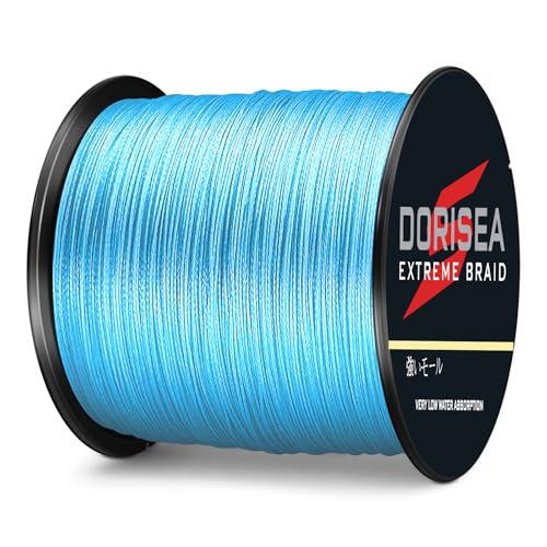 Extreme Braid 100% Pe Blue Braided Fishing Line 109Yards-2187Yards 6-550Lb Test Fishing Wire Fishing String Incredible Superline Zero Stretch - size: 100m/109Yards 40lb/0.32mm