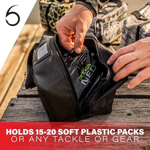6th Sense Fishing Small Bait Bag – Durable Soft-Sided Storage for Bass Fishing, Salt Water, and Crappie Fishing (Inshore - Tropics) - color: Inshore - Tropics