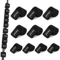 SANLIKE Fishing Belts Rod Straps Pole Ties Fishing Tackle Ties Cable Fishing Rod Holders(5pcs, 10pcs) - size: 5.9in*0.8in-5pcs