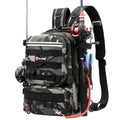 Fishing Backpack With Rod Holder, Fishing Tackle Storage Bags Fishing Tackle Box Backpack Fishing Tackle Bag