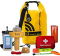 Sirius Signal SB-3L Boating Safety Dry Bag Kit - USCG Approved | Emergency SOS Kit, Includes Electronic Boat Flare Replacement, Essential Safety, Ideal for Kayaks, Boats, and Paddle Craft - size: Dry Bag
