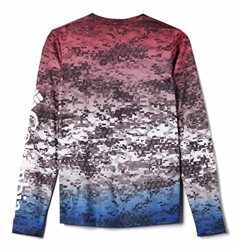 Columbia Super Terminal Tackle Long Sleeve - color: Americana Digi Camo Fade, size: X-Small