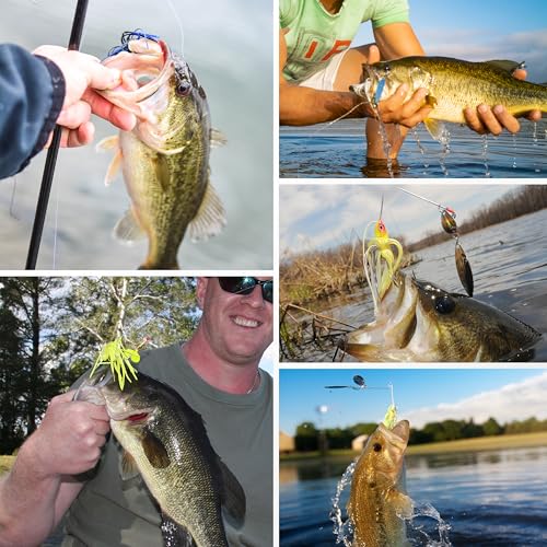 Silicone Jig Skirts Replacement Spinnerbait Skirts Fishing Lure Skirt Quick Change Umbrella Skirt for Spinnerbaits Buzzbaits Bass Fishing Jig Lure Making Supplies, 10/20pcs - color: 20 Packs