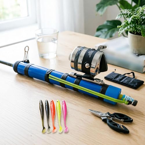 Catapult Fishing Rod, Portable Handheld Fishing Rod Kit, 2026 Upgrade Compact Sling Shot Fishing Reel, Compact Casting Fishing Set with Reel & Accessories - size: B