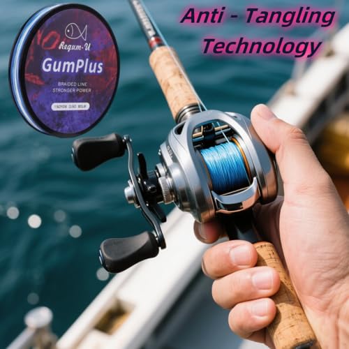 GumMAX 545/1093/1640yds 5-100LB 8X Braided Fishing Line Abrasion Resistant Superline Zero Stretch & Smaller Diameter Confuse & Never Fade in Saltwater and Freshwater - color: Navy Blue, size: 50LB-150yards