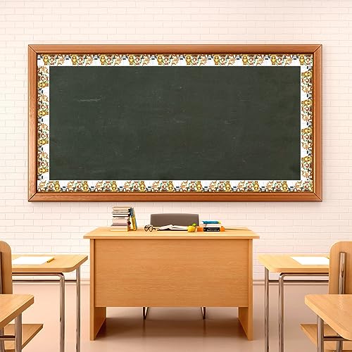 Whaline 32.8 Ft Woodland Creatures Bulletin Board Borders Woodland Animals Die-Cut Bulletin Board Cute Jungle Theme Decorative Trim for Back to School Classroom Office Chalkboard Decor - style: Woodland Creature