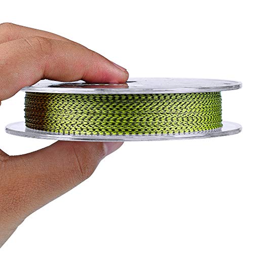Braided Fishing Line, Abrasion Resistant Zero Stretch Braided Lines 4/8 Strands Super Strong Superline 6Lb -100Lb Test 109/328/547/1094/2187 Yards - color: Yellow/Black(4 Strand), size: 30 LB (109 Yards)